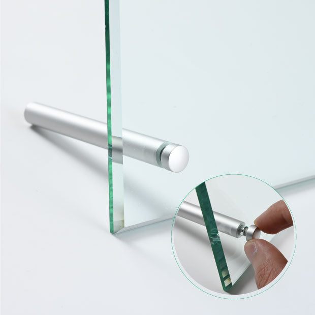 登録電気工事業者登録票 看板 自立タイプ 化粧ビス付き【 アクリル / ガラス調】 g-denki-stand