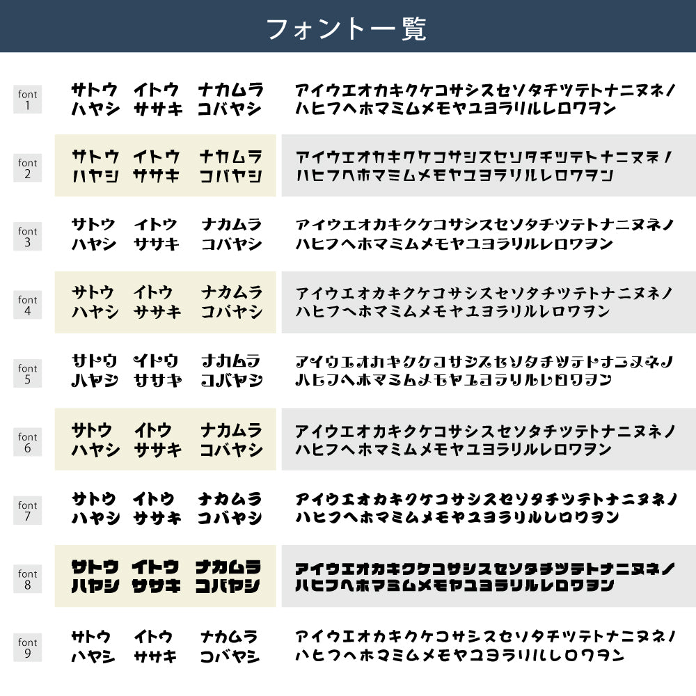 seishinshop 表札 おしゃれ 戸建て 1文字価格 カタカナ<一文字表札> 文字高30~50mm gs-nmpl-1042