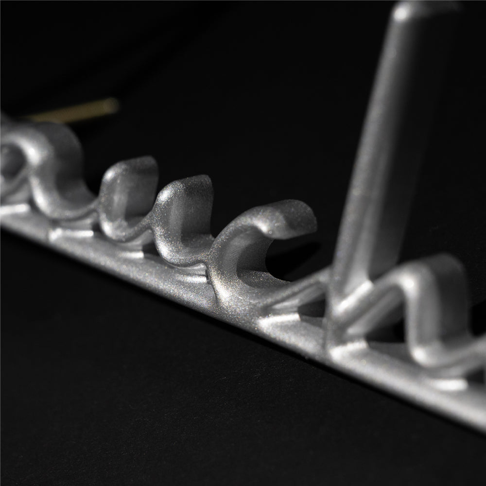 アルミ製表札 W170mm~W340mm シルバー 高耐久 屋外 gs-nmpl-1077