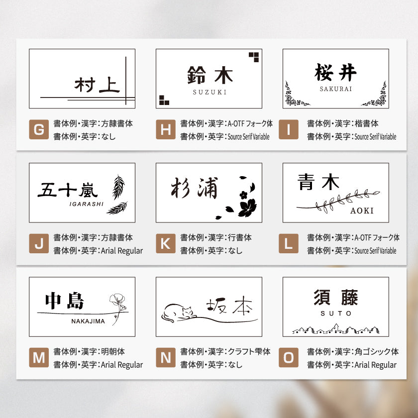 seishinshop 表札 おしゃれ 戸建て<正方形> 戸建て タイル 北欧 おしゃれなタイル gs-pl-XC145-m