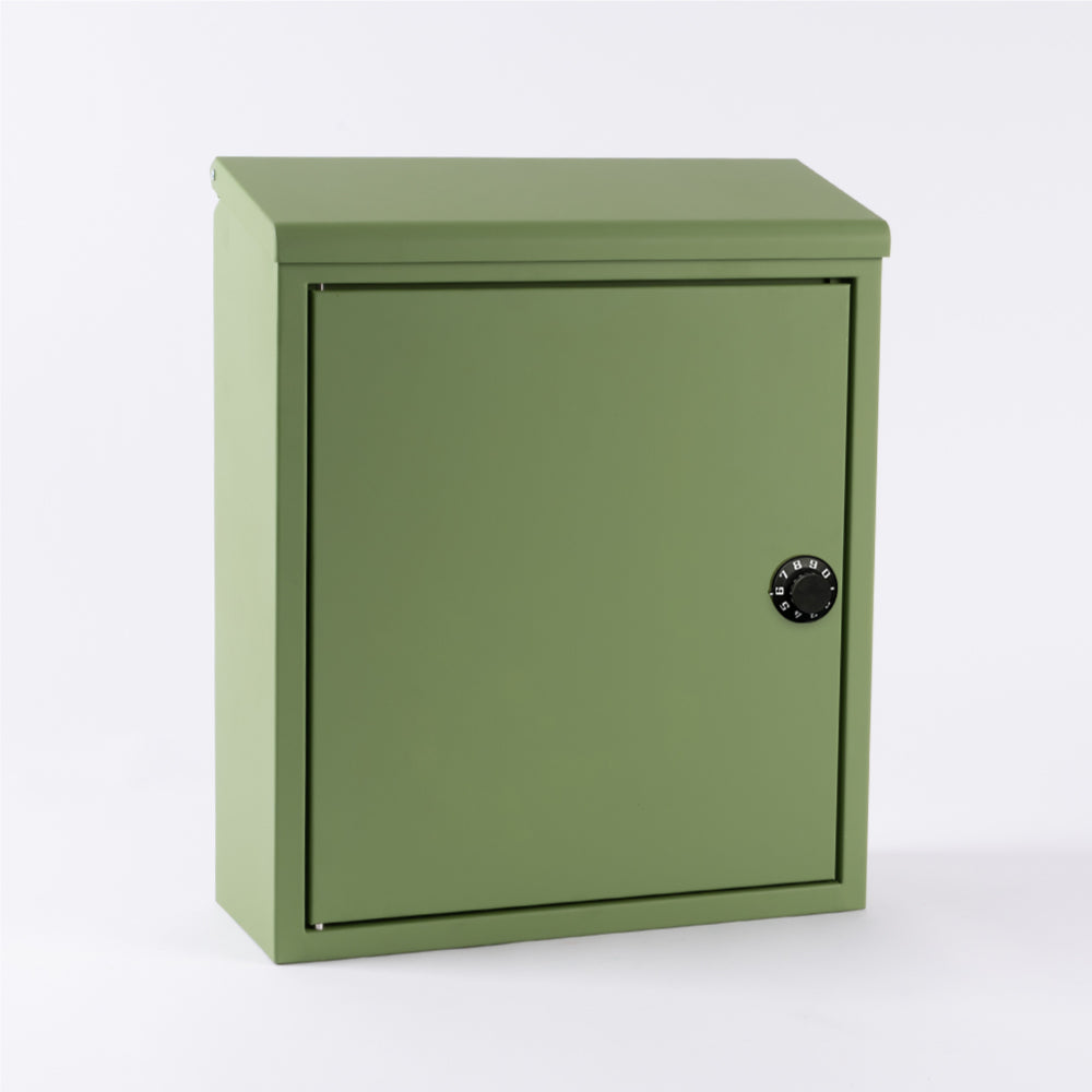 日本製 ポスト「壁掛け式」ダイヤル錠付き メールボックス gs-pl-mailbox02