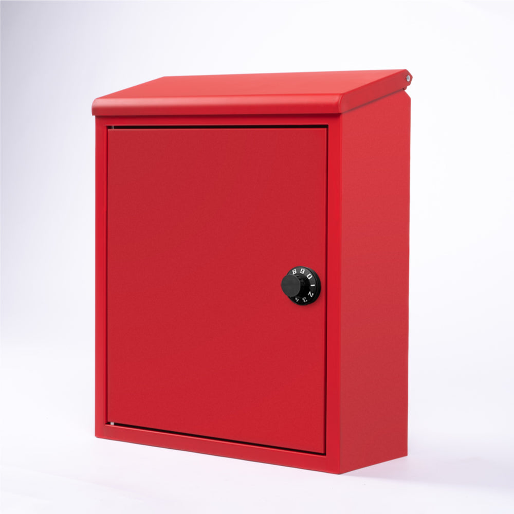 日本製 ポスト「壁掛け式」ダイヤル錠付き メールボックス gs-pl-mailbox02
