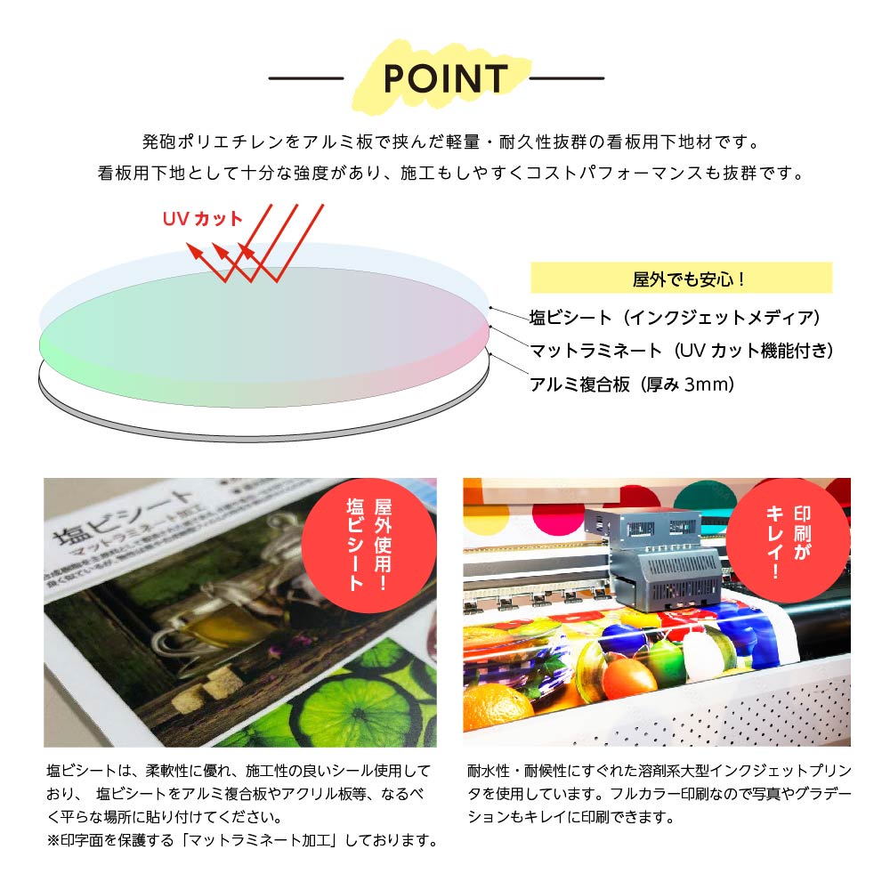 楕円形看板 【完全入稿】デザイン自由 屋外用 マッサージ 整体 ピアノ教室 音楽教室 ヘアーサロンgspl-06