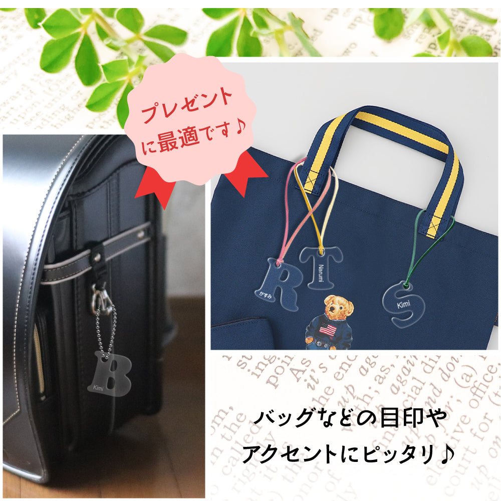 アクリル 英字 ローマ字 名前入り プレゼント 文字入れ 彫刻 入学 入園 卒業 卒園 入学祝い gspl-09