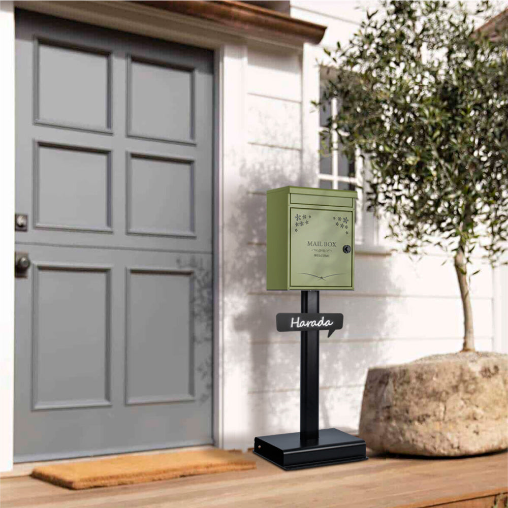 【オリジナル表札1枚無料付き】日本製 ポスト 置き型 メールボックス <特許庁意匠登録> gspl-mailbox03
