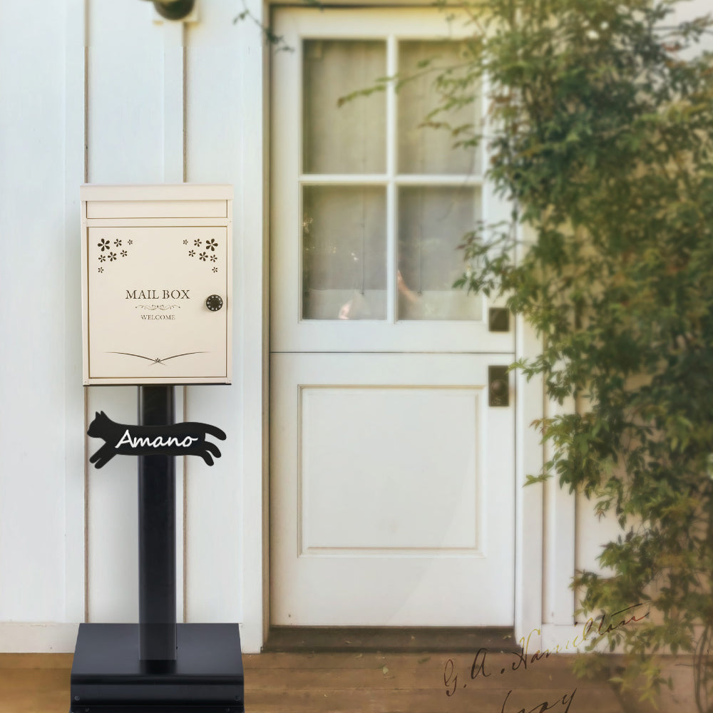 【オリジナル表札1枚無料付き】日本製 ポスト 置き型 メールボックス <特許庁意匠登録> gspl-mailbox03