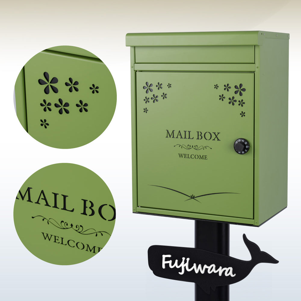 【オリジナル表札1枚無料付き】日本製 ポスト 置き型 メールボックス <特許庁意匠登録> gspl-mailbox03