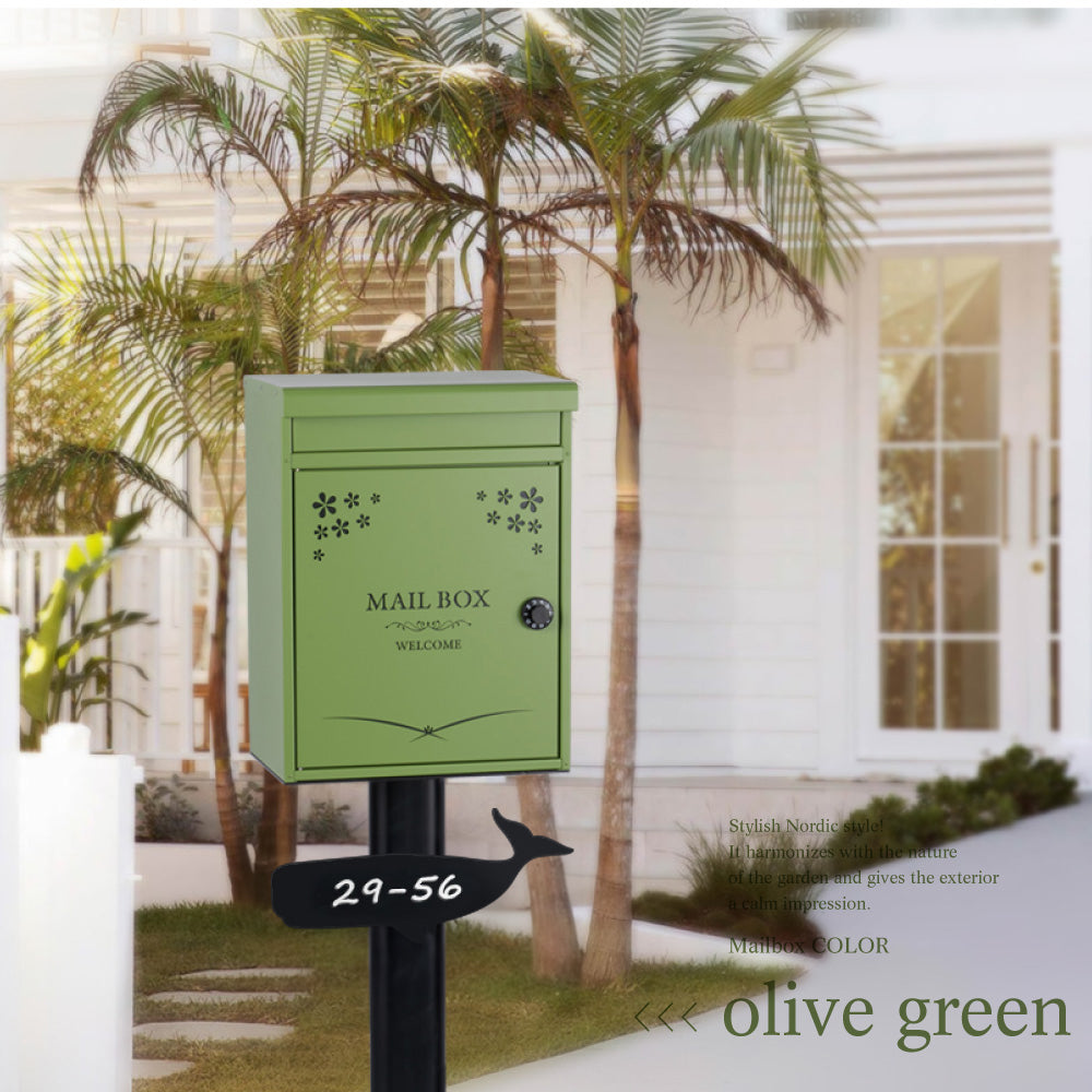 【オリジナル表札1枚無料付き】日本製 ポスト 置き型 メールボックス <特許庁意匠登録> gspl-mailbox03