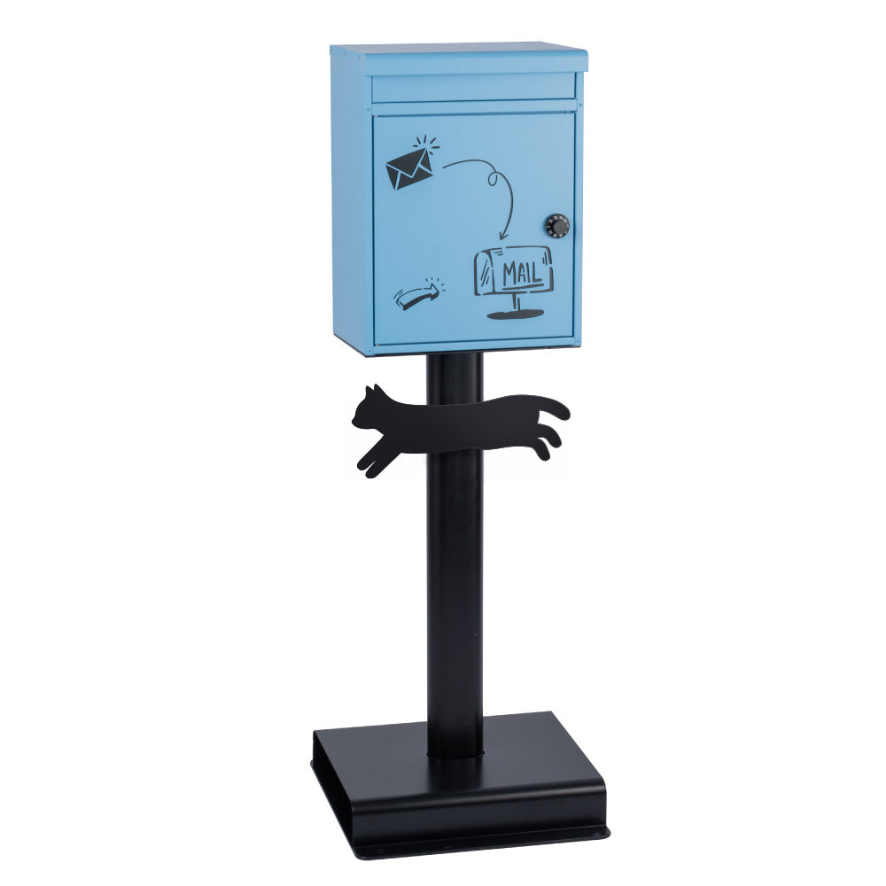 【オリジナル表札1枚無料付き】日本製 ポスト 置き型 メールボックス<特許庁意匠登録> gspl-mailbox04