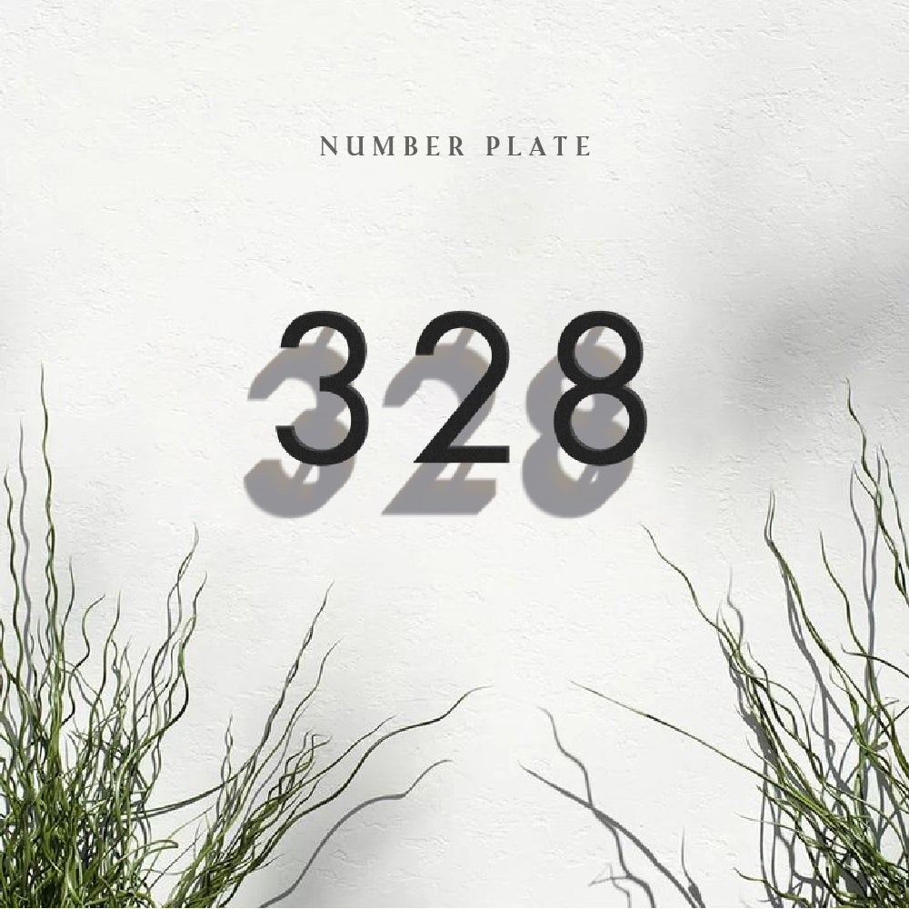 日本製 表札 ステンレス 階数標示板 ブラック ハウスナンバー 数字 切り文字 約H120mm バラ文字 番地 オーダーメイド 戸建 門柱 機能門柱 おしゃれ ネーム 階数 表示 House Number おしゃれ 表札の代わりにハウスナンバー sus-25