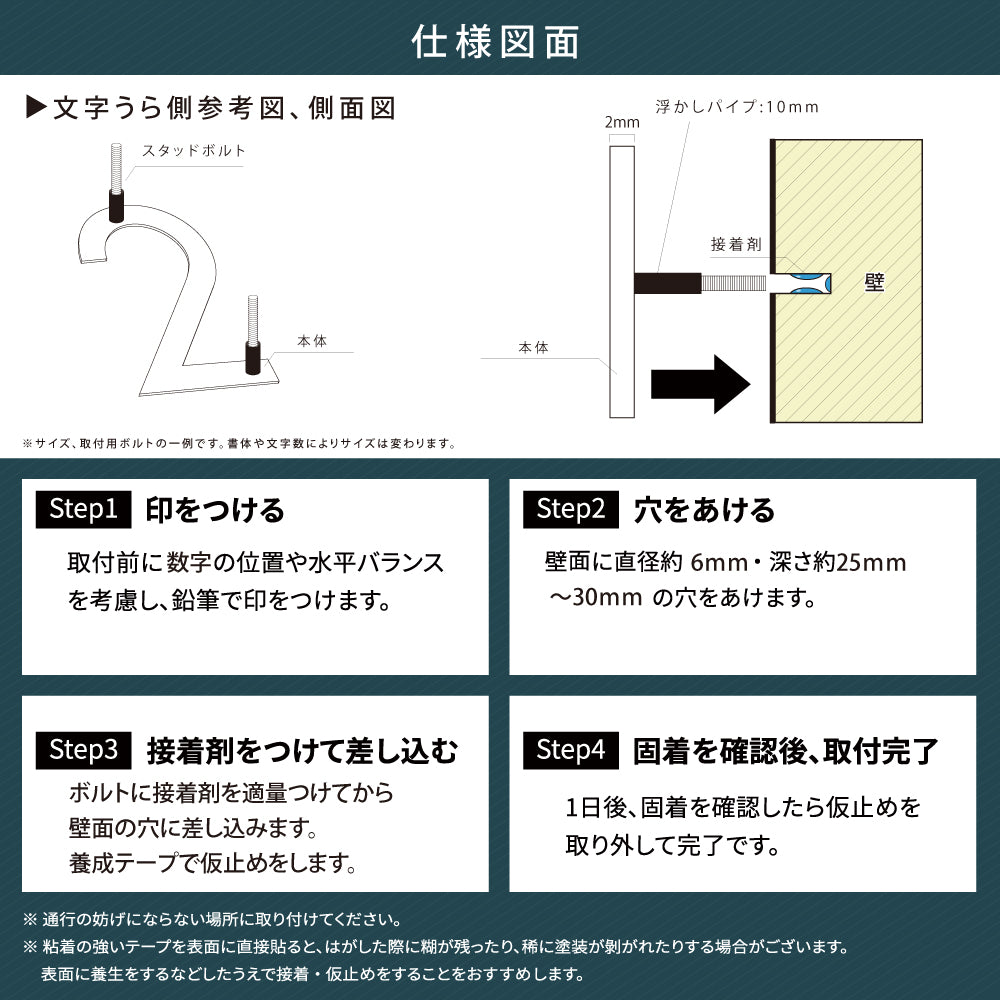 日本製 表札 ステンレス 階数標示板 ブラック ハウスナンバー 数字 切り文字 約H120mm バラ文字 番地 オーダーメイド 戸建 門柱 機能門柱 おしゃれ ネーム 階数 表示 House Number おしゃれ 表札の代わりにハウスナンバー sus-25