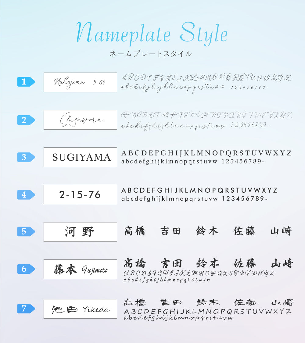 表札 タイル おしゃれ マンション 門札 門柱 約W147mmXH72mm ネームプレート tairu-02