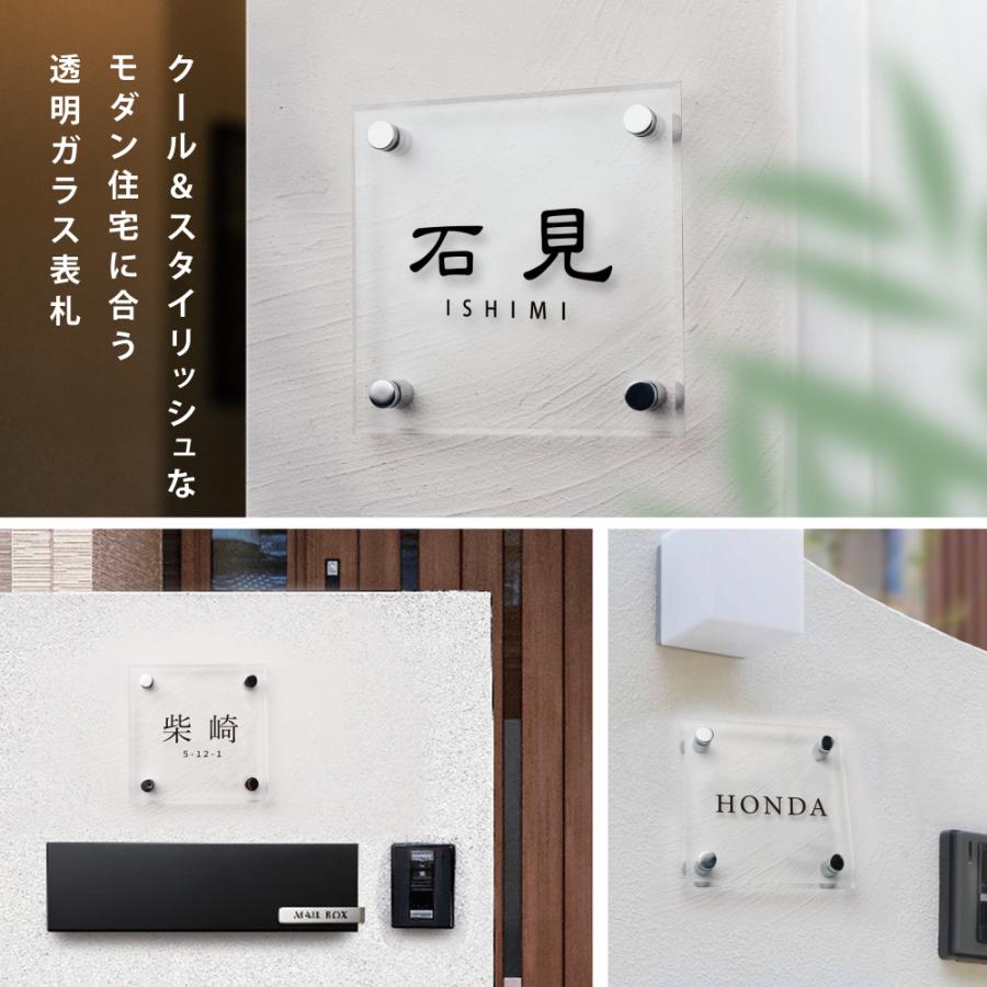 透明 ガラス 130角 150角 厚み5mm/8mm 高耐候性 化粧ビス付け gs-nmpl-1050