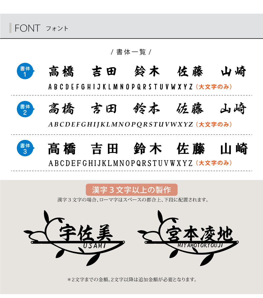 表札 アイアン 表札 ステンレス 漢字と英字アルファベットの２つを併記 国内生産 玄関